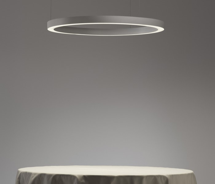 circular design suspension light